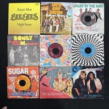 9x Schallplatten Singles ABBA