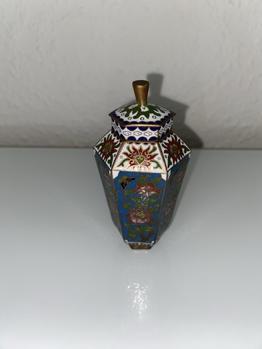 Cloisonné deckeldose - cloisonné, –