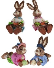 Hasenpärchen Dekofiguren -