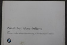 BMW 3er Zusatz-Betriebsanleitung Elektronische Wegfahrsperre, Ausstattung "1994"