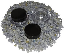 100x Designer Tigel leer Tiegel Dosen Sarina Glasoptik 4ml Cremedose transparent