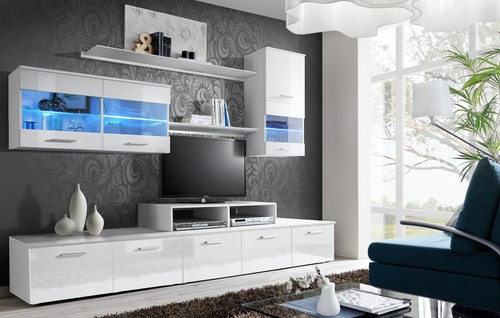 Wohnwand anbauwand wohnzimmer - anbauwand,