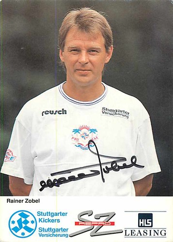 Rainer zobel autogrammkarte - rainer,