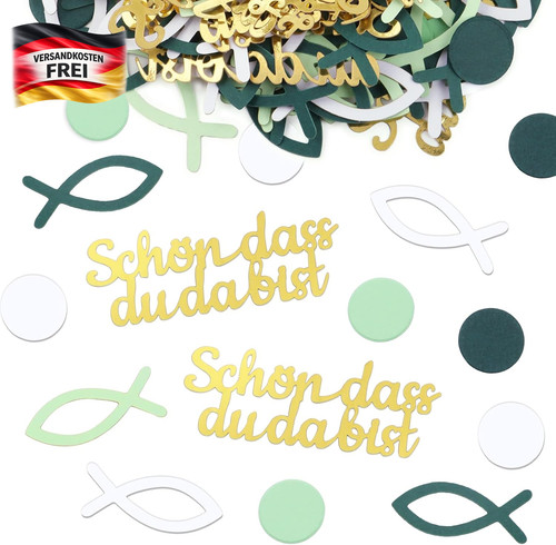 Konfetti set für - für, taufe