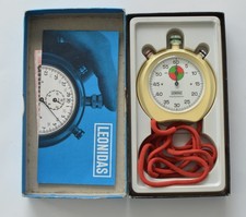 Antike Sportuhr Leonidas Trackmaster aus den 70er Jahren funktionsfähig