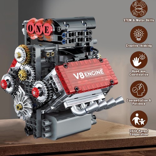 Motor bausatz bausteine - v8,