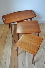 Vintage Retro 60er Danish Jens Harald Quistgaard Beistelltische / Beistelltische