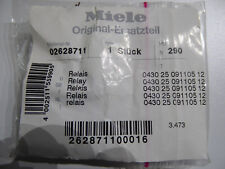 Original Miele Relais 0430 25 091105 12V Mnr. 2628711 Spule 12V schaltet 16A