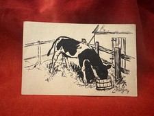 alte Künstler Zeichnung Tinte
