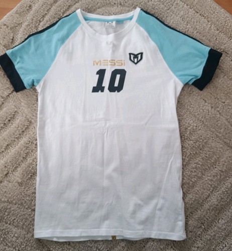 Messi shirt weiß blau - messi, weiß/blau