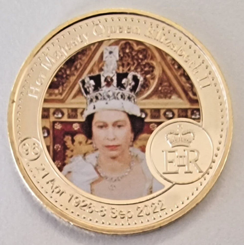 Souvenir coin her majesty - souvenir,