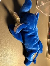 Ty Beanie Baby: Peanut der Elefant - royalblau