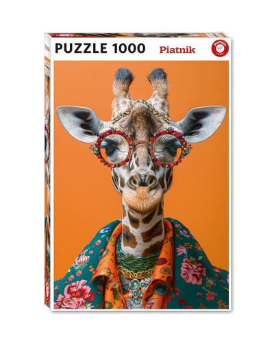 Piatnik puzzle crazy giraffe - piatnik,