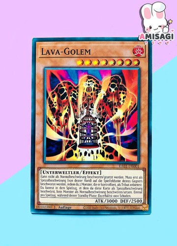 Karte lava golem - yu-gi-oh!, lava-golem