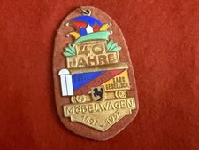 Karnevalsorden Stuttgart Möbelwagen Orden 1937 Karneval Fasching Jubiläum