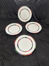 4 Hand Painted DERUTA Dinner