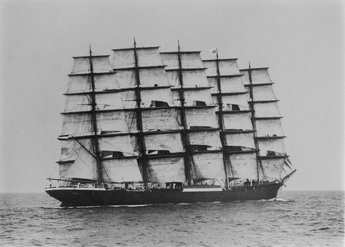 Preussen fünfmastvollschiff - preussen.,