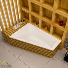 Badewanne eckig modern Trapez