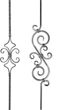 Zierstab Zaunstab Glatt 95 cm 12x12mm für Schmiedeeisen Drehtore STAHLCO®