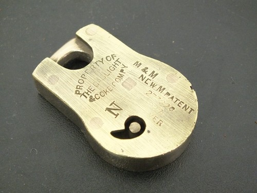 Vintage messing patent - vintage,