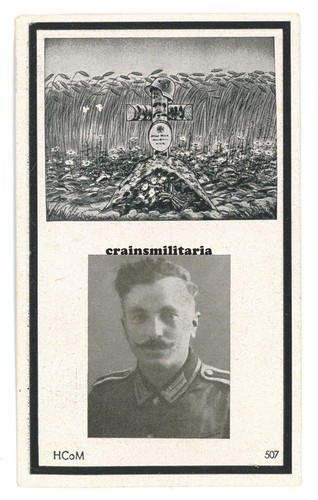 Orig sterbebild grenadier mit - orig.,