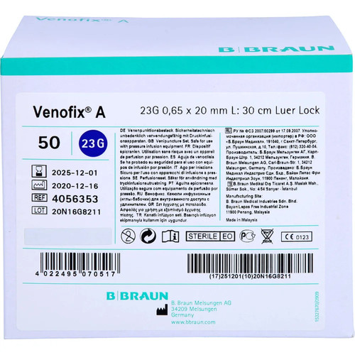 Venofix venenpunktionsb g - venofix, venenpunktionsb.23