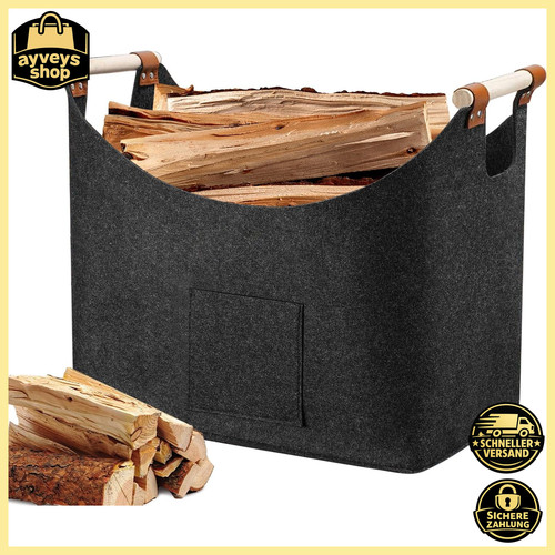 Holzkorb xxl faltbar - holzkorb, mit