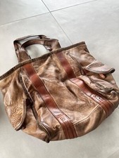 Vive la Difference, made in Italy, weiche Leder Shopper Damen Tasche Handtasche