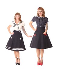 SugarShock Oletta 50s retro Sailor Tellerrock Petticoat Rock 