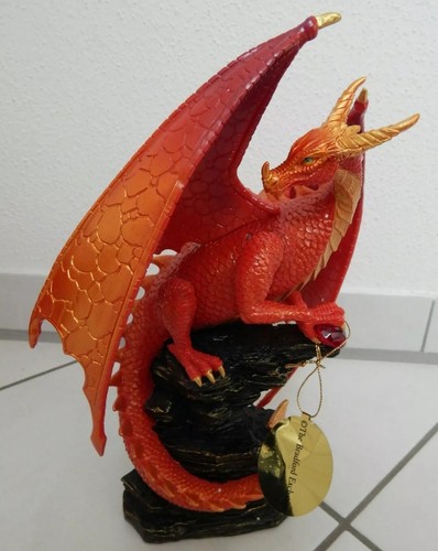 Drachen figur statue mit led - statue,