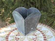  Metallkübel Zinkkübel Pflanztopf Pflanzkübel Blumentopf Blech Topf Metall 21 cm