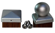 Pfostenkappe Pyramide Kugel