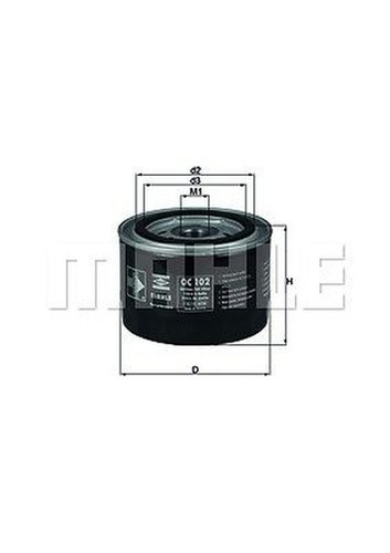 Knecht ölfilter oc102 - Ölfilter, für