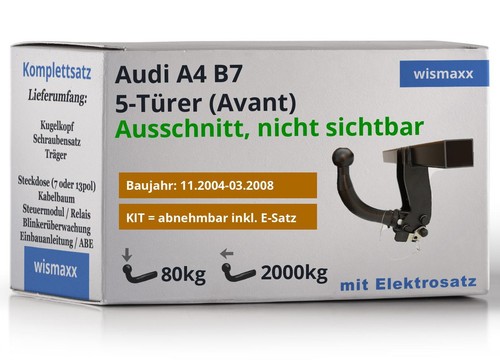 Anhängerkupplung abnehmbar - anhÄngerkupplung,
