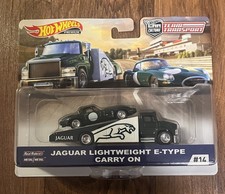 Hot Wheels Jaguar E-Type Lightweight Team Transport Set #14 Truck