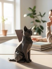 Low Poly Katze Figur 3D Druck