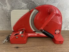 EVA Brotschneider manuell Brotmaschine rot Vintage 70er Design Dänemark