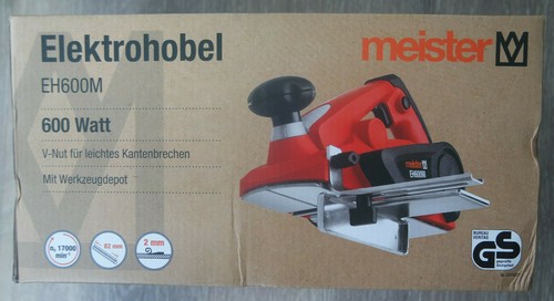 Meister eh600m elektrohobel - meister,