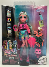 Monster High LAGOONA BLUE mit Neptuna  Puppe mit Tier Accessoires & Zubehör | 4+