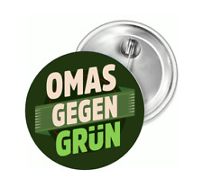 Omas gegen Grün Diktatur Protest Button Anstecker Aufkleber Aufnäher Auto Magnet