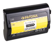 PATONA Akku für Nikon EN-EL4e EN-EL4a EL4 D2H D2Hs D2X F6 D3 D3X D3S D300 EN-EL4