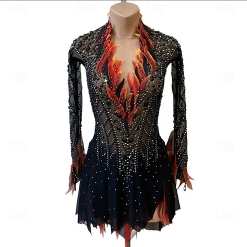 Eiskunstlaufkleid kürkleid - eiskunstlaufkleid,