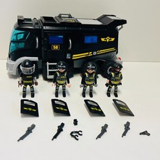 Playmobil - 9360 SEK Einsatztruck - OHNE Licht - GUT   #1066