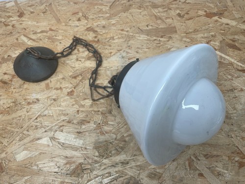 Alte deckenlampe glasschirm - alte,