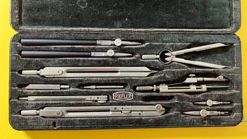 Alt großer zirkelkasten - alt,