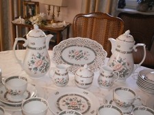 Schumann Arzberg Bavaria Romantisches Kaffeeservice 9-12 Pers. 40 Teile Inglasur