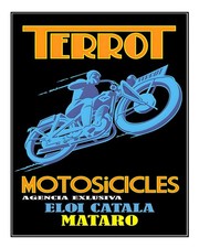 Vintage Motorrad Wandkunst