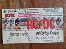 AC/DC Ticket 31.08.1991