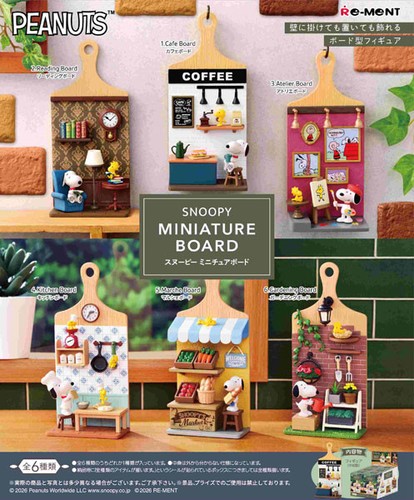 Peanuts snoopy miniature board - peanuts,