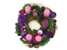 Adventskranz kranz künstliche - adventskranz,
